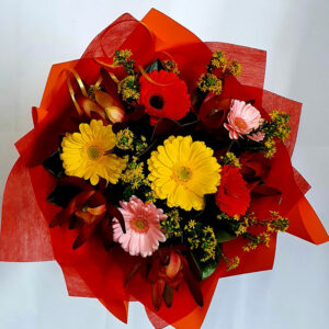 Bouquet of mixed gerberas